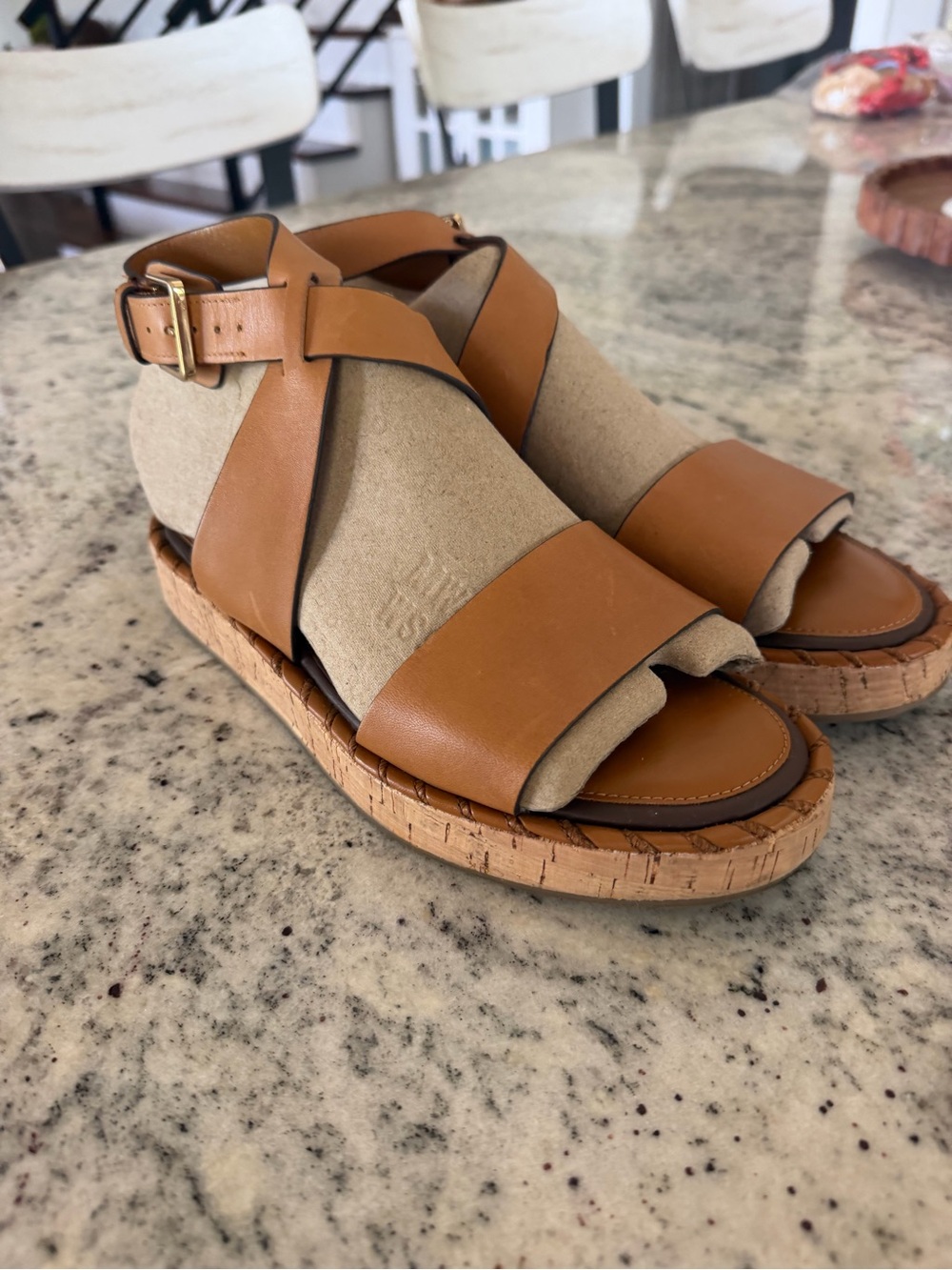 Franco Sarto Zarlo leather sandals - Picture 4 of 7